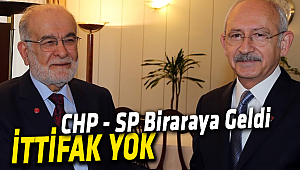 CHP lideri Kemal Kılıçdaroğlu, Saadet Partisi Karamollaoğlu'nu ziyaret etti