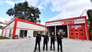 İzmir itfaiyesinden prefabrik çözüm 