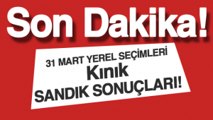 31 Mart 2019 Yerel Seçimleri Kınık Sandık Sonuçları