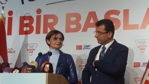 Canan Kaftancıoğlu ve Ekrem İmamoğlu açıklama yapıyor