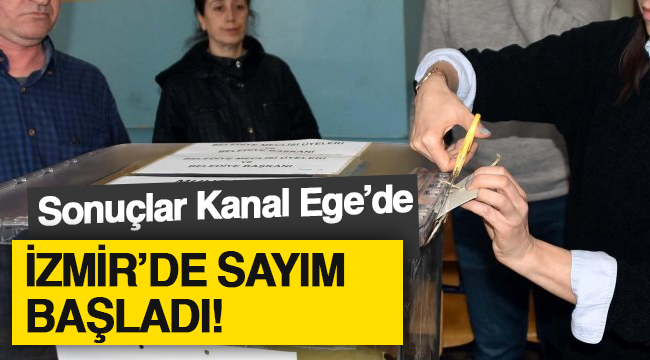 İzmir'de Sayım Heyecanı Sürüyor