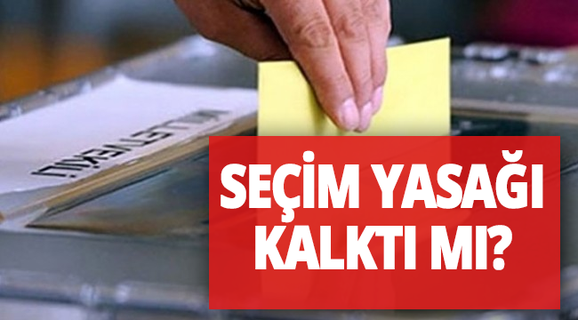 Seçim yayın yasağı kaçta bitecek? 