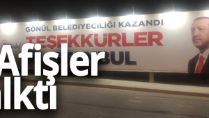 İmamoğlu tepki göstermesinin ardından o afişler kaldırıldı!