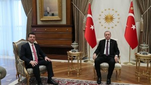 İstanbul Büyükşehir Belediye Başkanı İmamoğlu Cumhurbaşkanı Erdoğan'ı Karşıladı