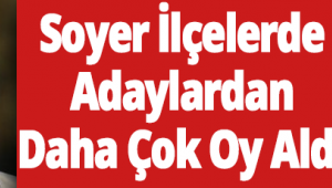 Soyer Adaylardan Daha Çok Oy Aldı